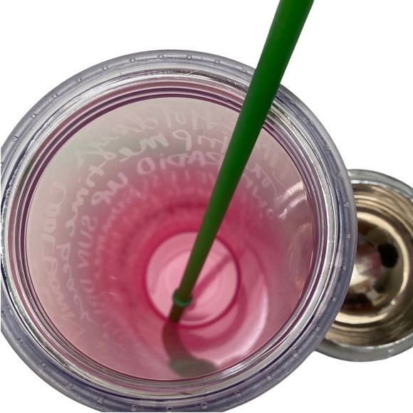 Starbucks Dome Lid with Straw Frappuccino Cold Beverages 16 oz - Picture 4 of 6